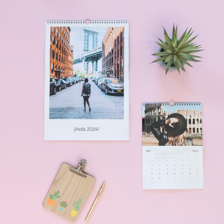 Calendario de pared clásico en tamaño A3 y A4