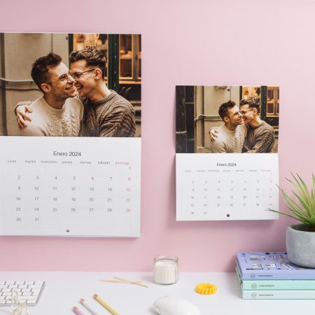 Calendario de pared Slim en tamaños A4 y A5