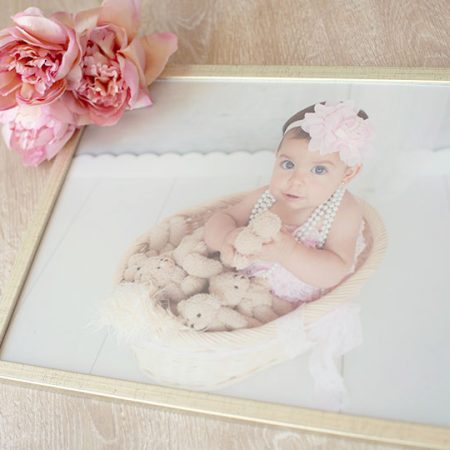 Cuadro con foto en madera