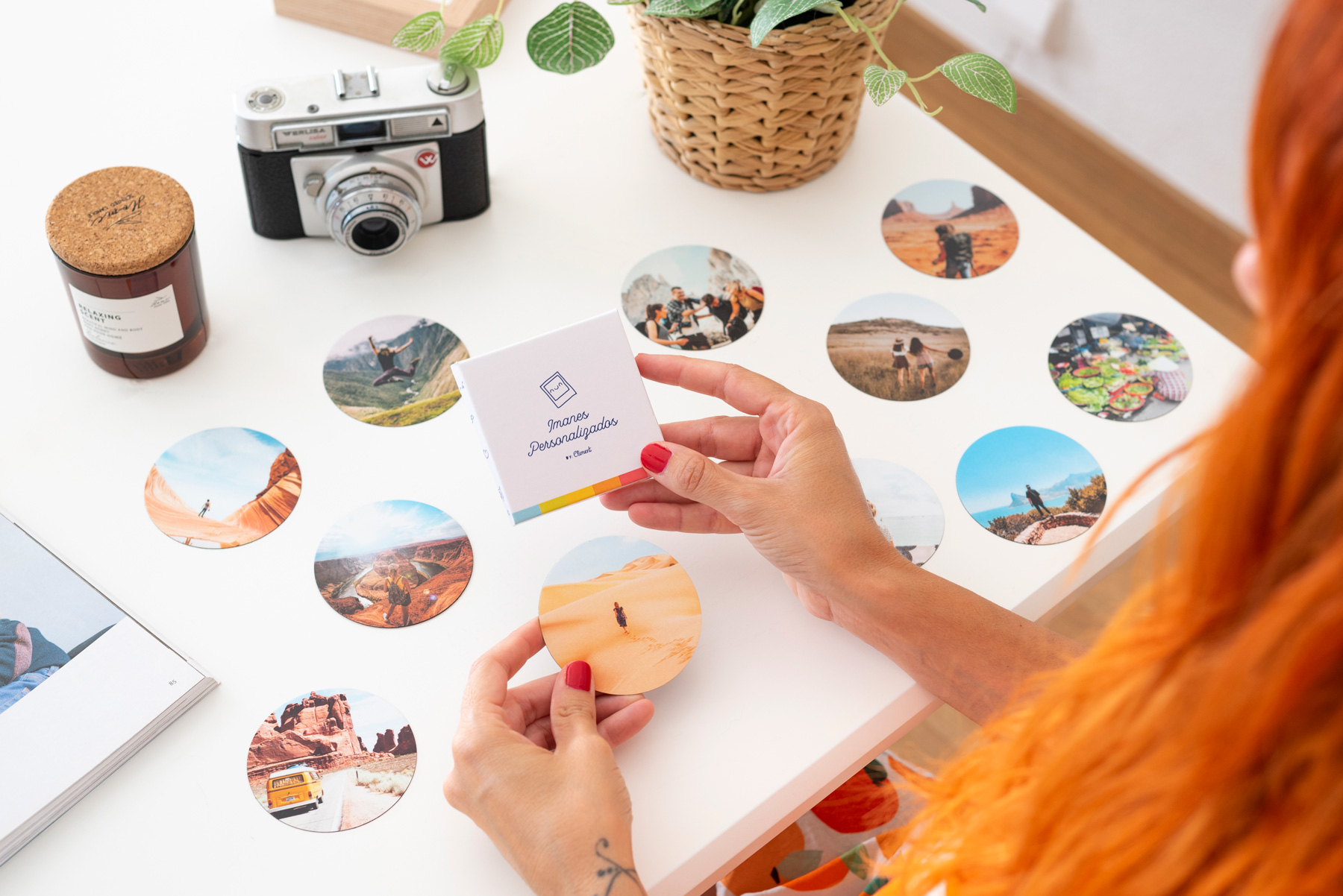 Imanes redondos personalizados