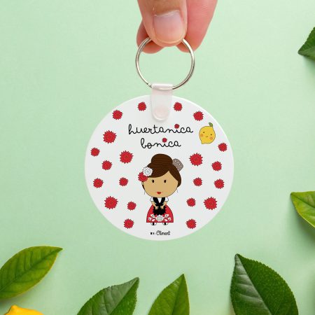Llavero huertanica redondo