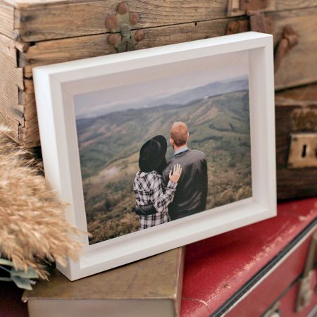 marco de fotos flotante