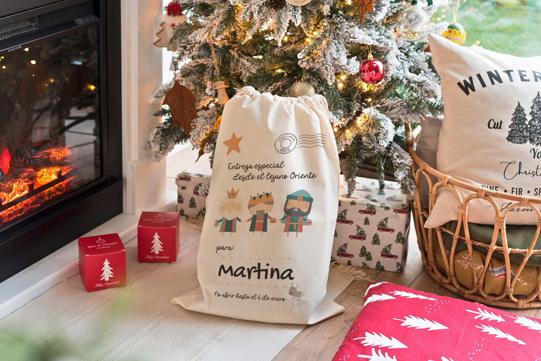 saco regalo reyes grande Saco Reyes Magos grande personalizado