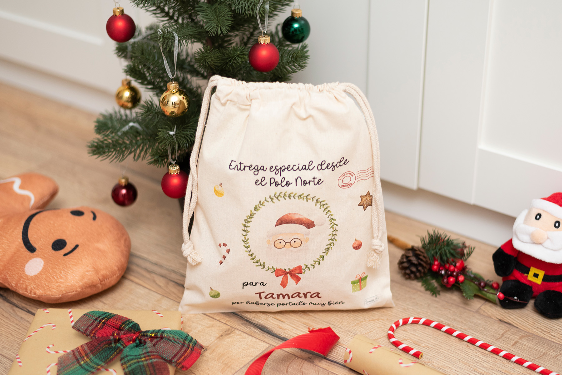 saco regalos papa noel pequeño 1