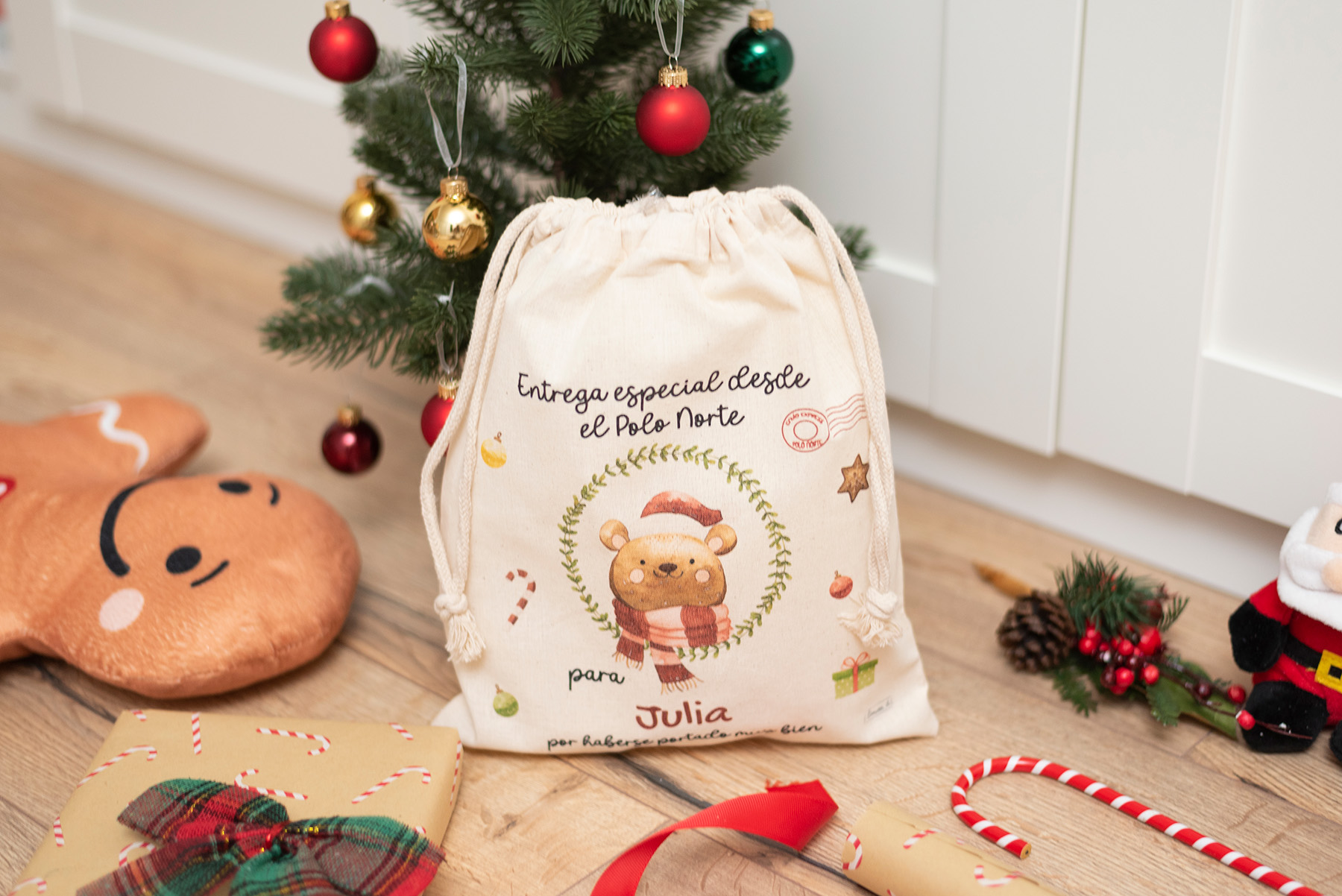 saco regalos papa noel pequeño 2
