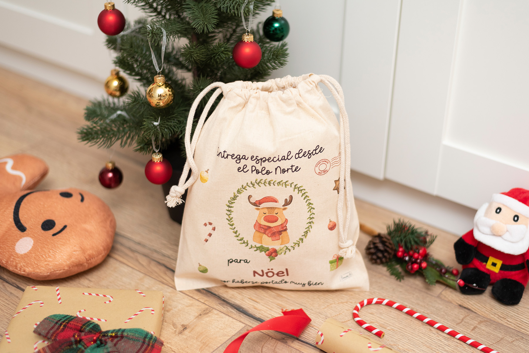 saco regalos papa noel pequeño 3