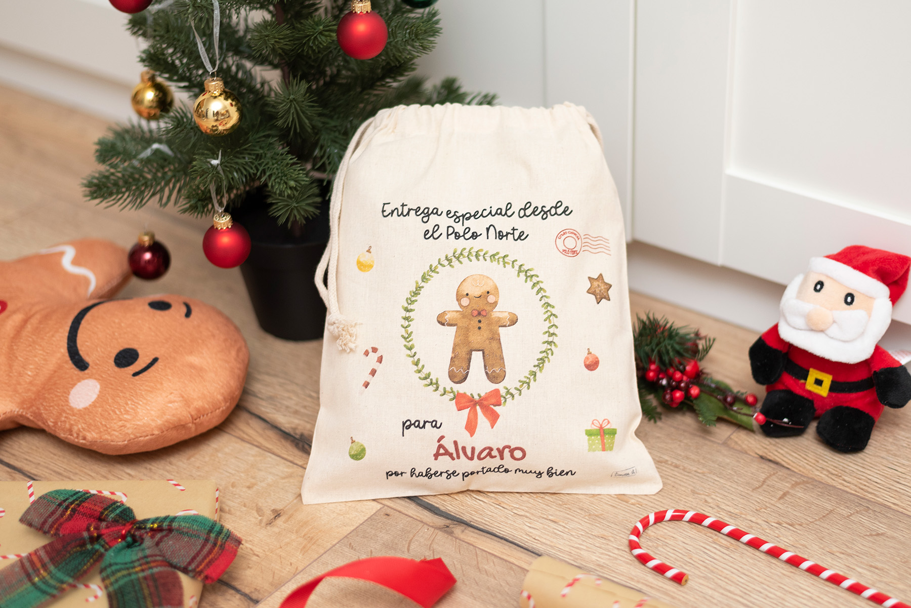 saco regalos papa noel pequeño 4